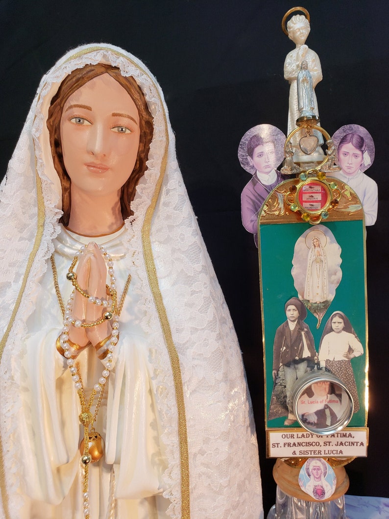 33 Our Lady of Fatima Blessed Mother Mary Jacinta Etsy