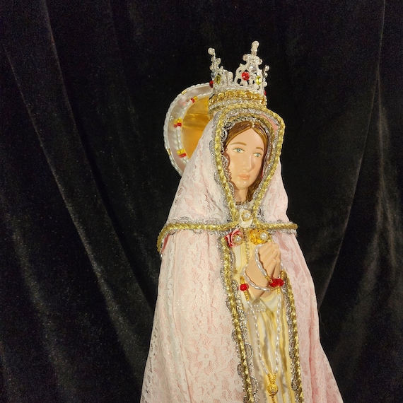 FINISHED/READY to SHIP. 20" Maria Rosa Mystica/Mystical Rose. The perfect Valentine's gift.