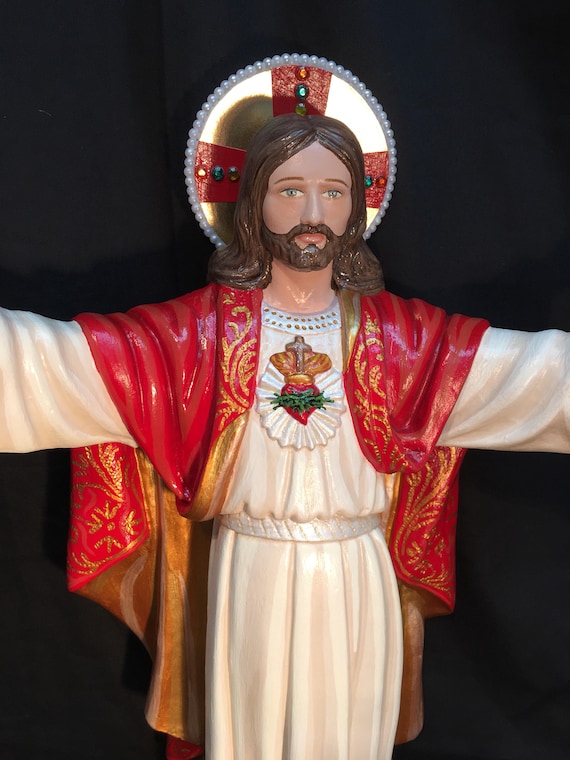 Jesus Beckoning/Sacred Heart 18"