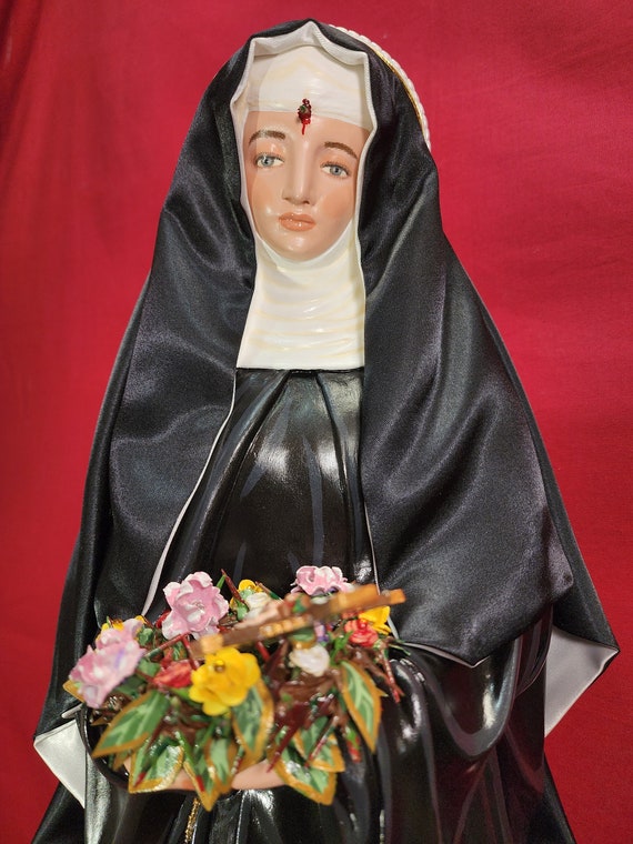 St. Rita of Cascia 26" Patron Saint of Impossible Cases