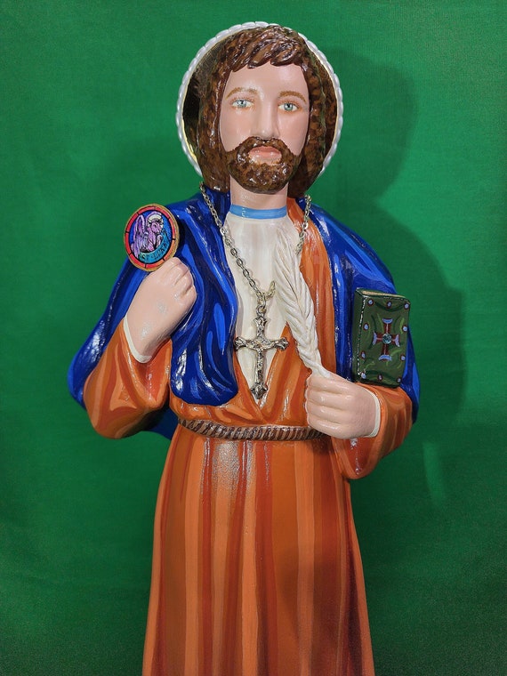 St. Luke the Evangelist 18" Catholic Christian Religious Saints Statue