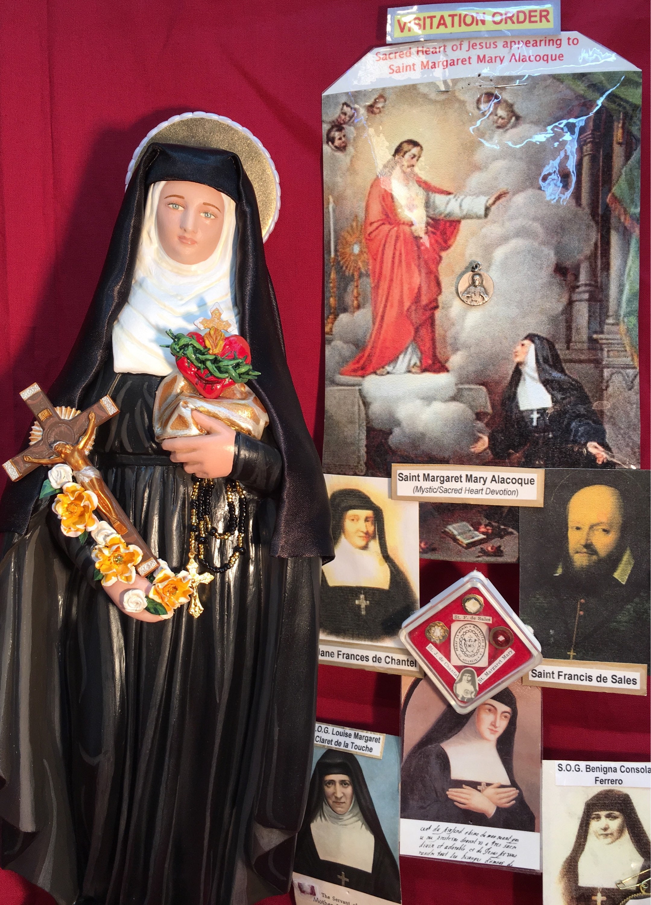 St. Margaret Mary Alacoque 18 Saints Religious Catholic Christian Statues