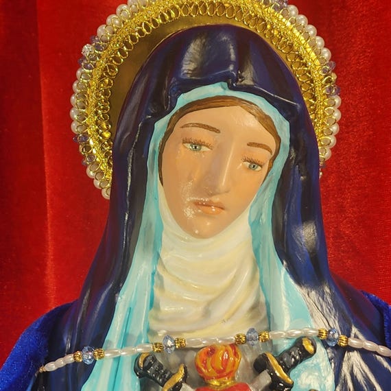 Deep Grief, Guilt, Anguish and Emotional Distress. Pray to Our Mother of Sorrows.
