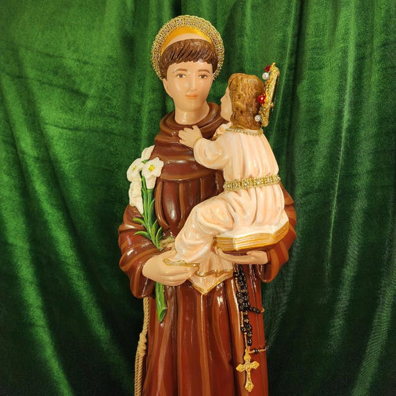 St. Anthony of Padua & Baby Jesus. 26"