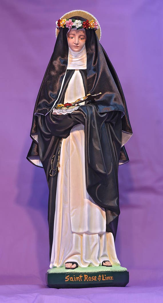 St. Rose of Lima Statue 26" Dominican Tertiary (NEED NEW PICS)