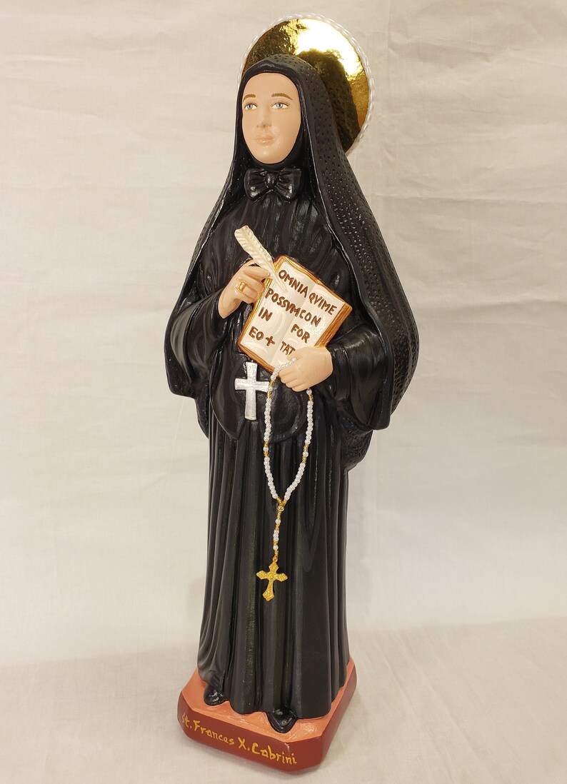 St. Frances Xavier Cabrini 16" - Patron Saint of Immigrants. - Etsy