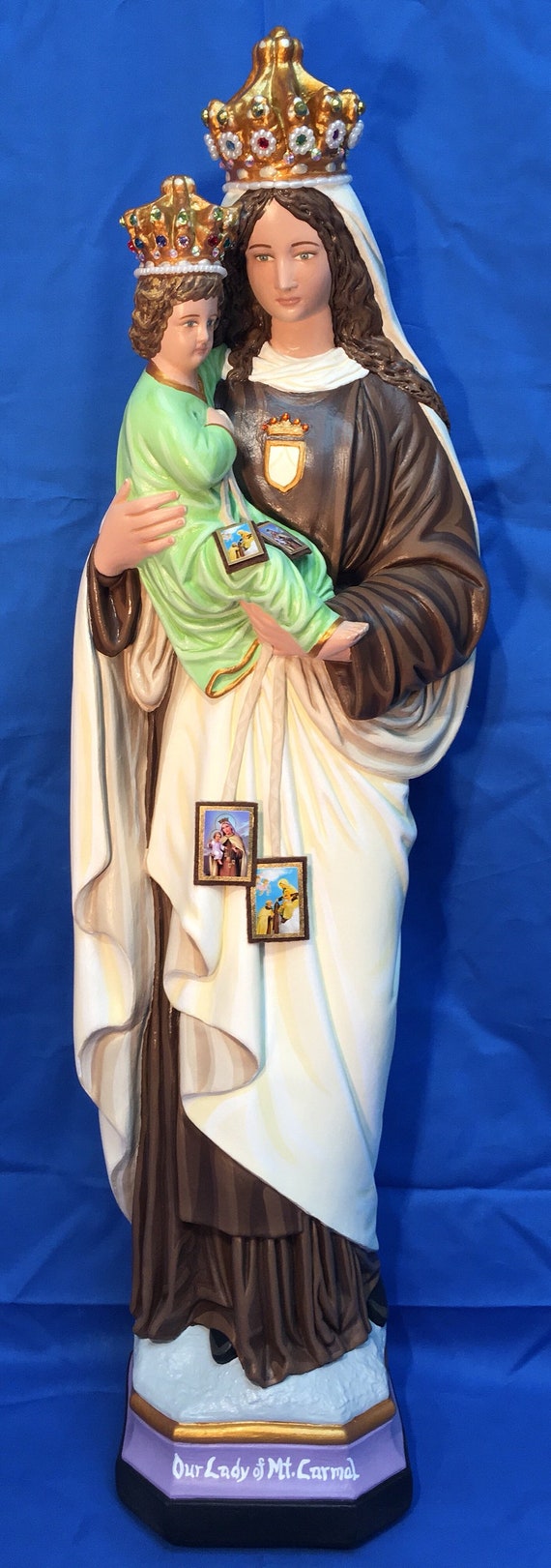 27" Our Lady of Mt. Carmel - Brown Scapular