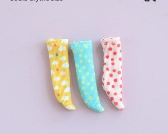 In-stock! SK Couture Socks for Blythe, Pureneemo XS S M Obitsu 22 24, Barbie