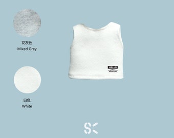 In-stock!! SK Couture Sleeveless T-shirt for Obitsu 11, ob11, Piccodo 9, P10, ufdoll