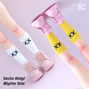 In-stock!!SK Couture KAWS Socks for Blythe Pullip Dal Licca Azone XS/S