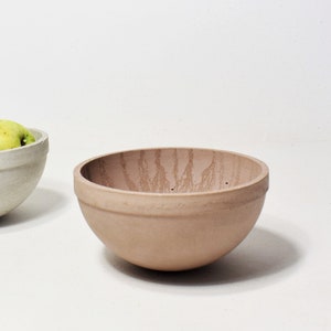 Minimalist design pink concrete bowl image 1