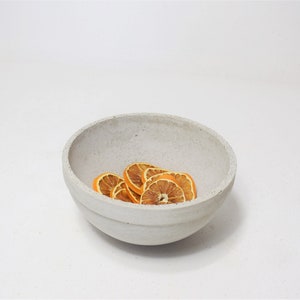 Minimalist design pink concrete bowl image 7