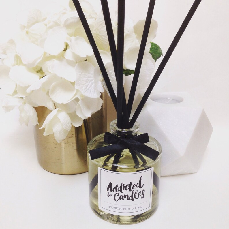 Lemongrass & Lime Triple Scented 200ml Reed Diffuser image 2
