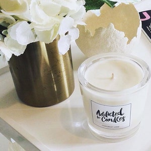 Champagne & Strawberries  Large Soy Candle