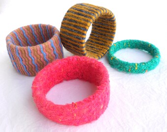 Bangle bracelets for women, 80s bracelet lot, vintage jewelry set
