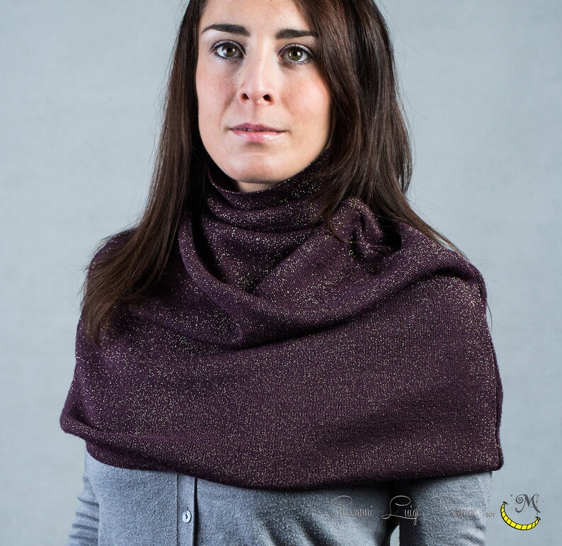 Turtleneck Shrug Infinity Scarves for Women Woolen Shawl - Etsy UK