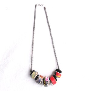 costume jewellery from upcycled paper