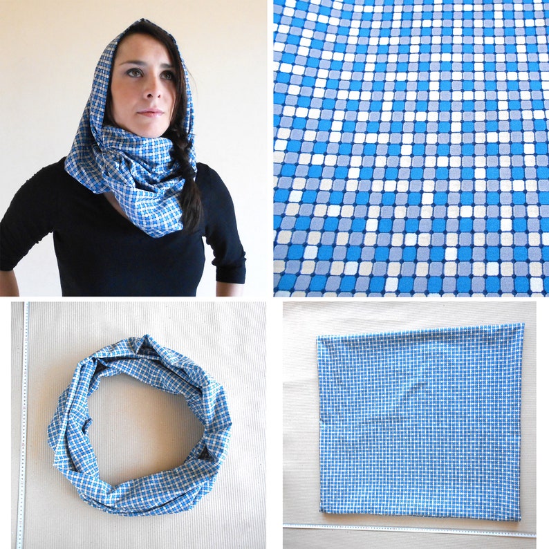 hoodie scarves slow fashion shawls and wraps Infinity scarf summer