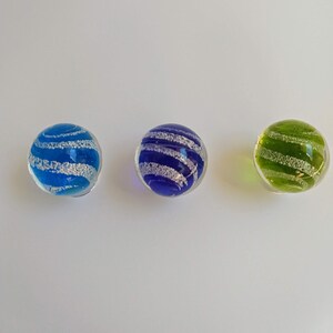 Jetstream handmade marbles, jetstream collector marbles, 25mm marbles, glass marbles for collectors,