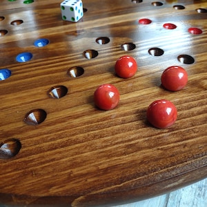 4/6 player Extra large marble Wahoo , 1&quot; marble 4/6 player wahoo board,Wahoo game board, Extra large round 4/6 player