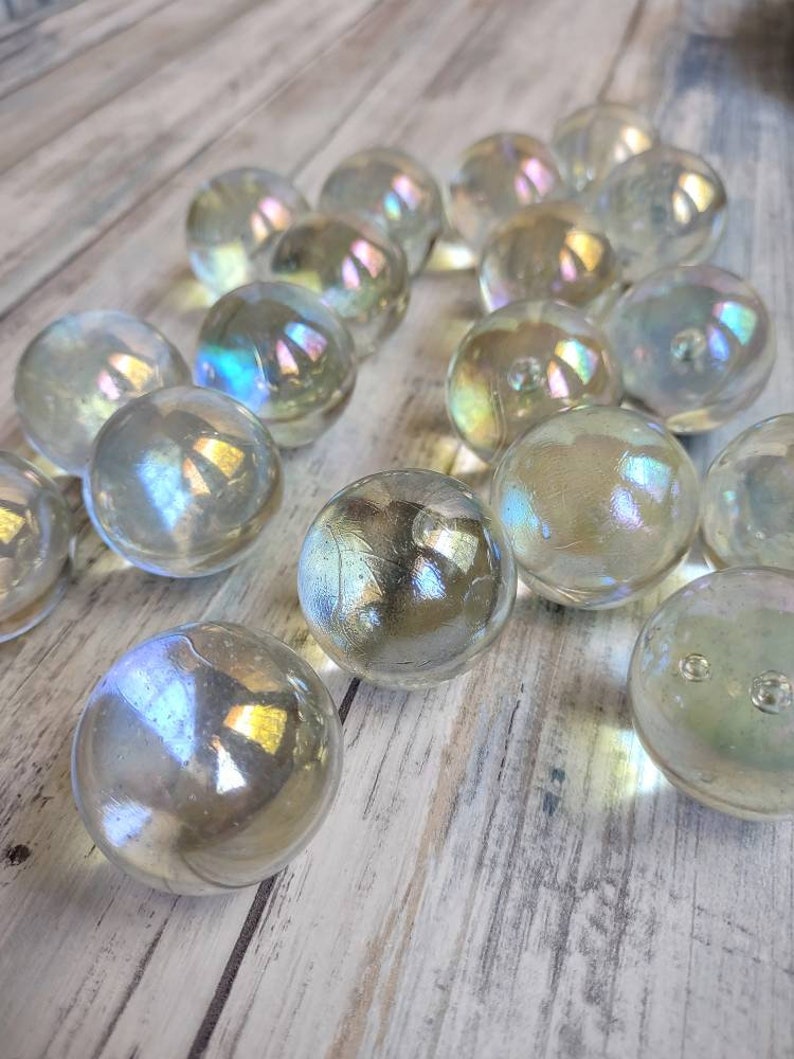 Soap Bubble Marbles 35mm Extra Large Glass Marbles. Clear Etsy Hong Kong