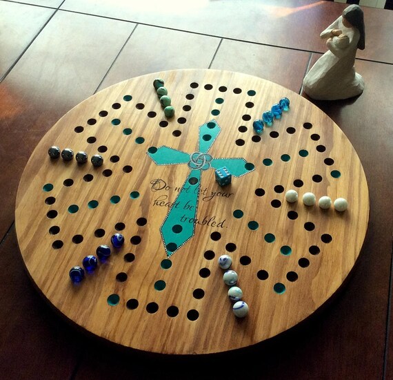 Cross Wahoo Board Christian Theme Wahoo Large Round Wahoo