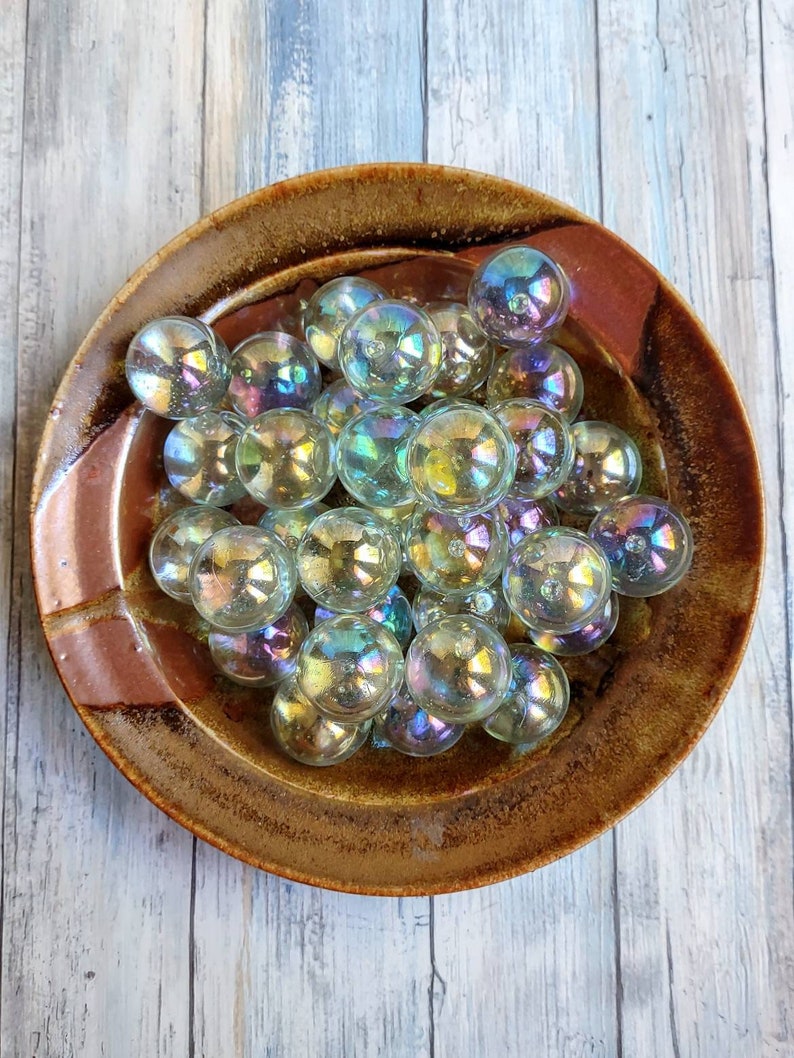 Soap Bubble Marbles 35mm Extra Large Glass Marbles. Clear Etsy Hong Kong