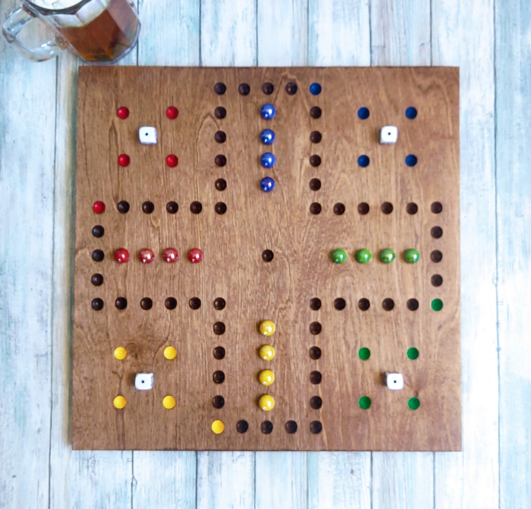 Small 4 Player Wahoo Game Board, Four Player Wahoo, Classic Square