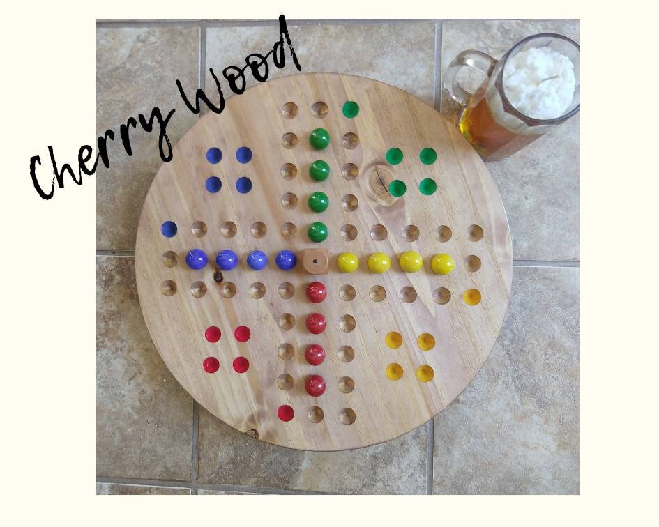 Extra Large Marble Wahoo Game Board Large Round Wahoo Four Player Wahoo 4 Player Aggravation 