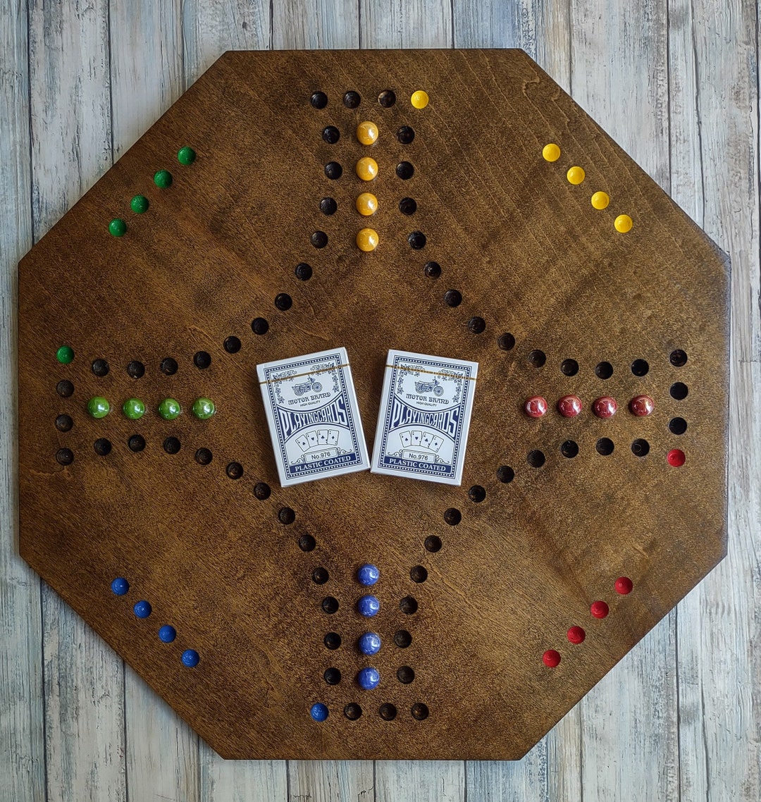 Pegs and Jokers Game Board, 4player Jokers Wild Game, 4player Cards