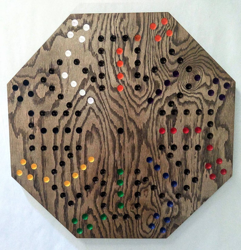 NEW 8 player Wahoo game board Large octagon aggravation Etsy
