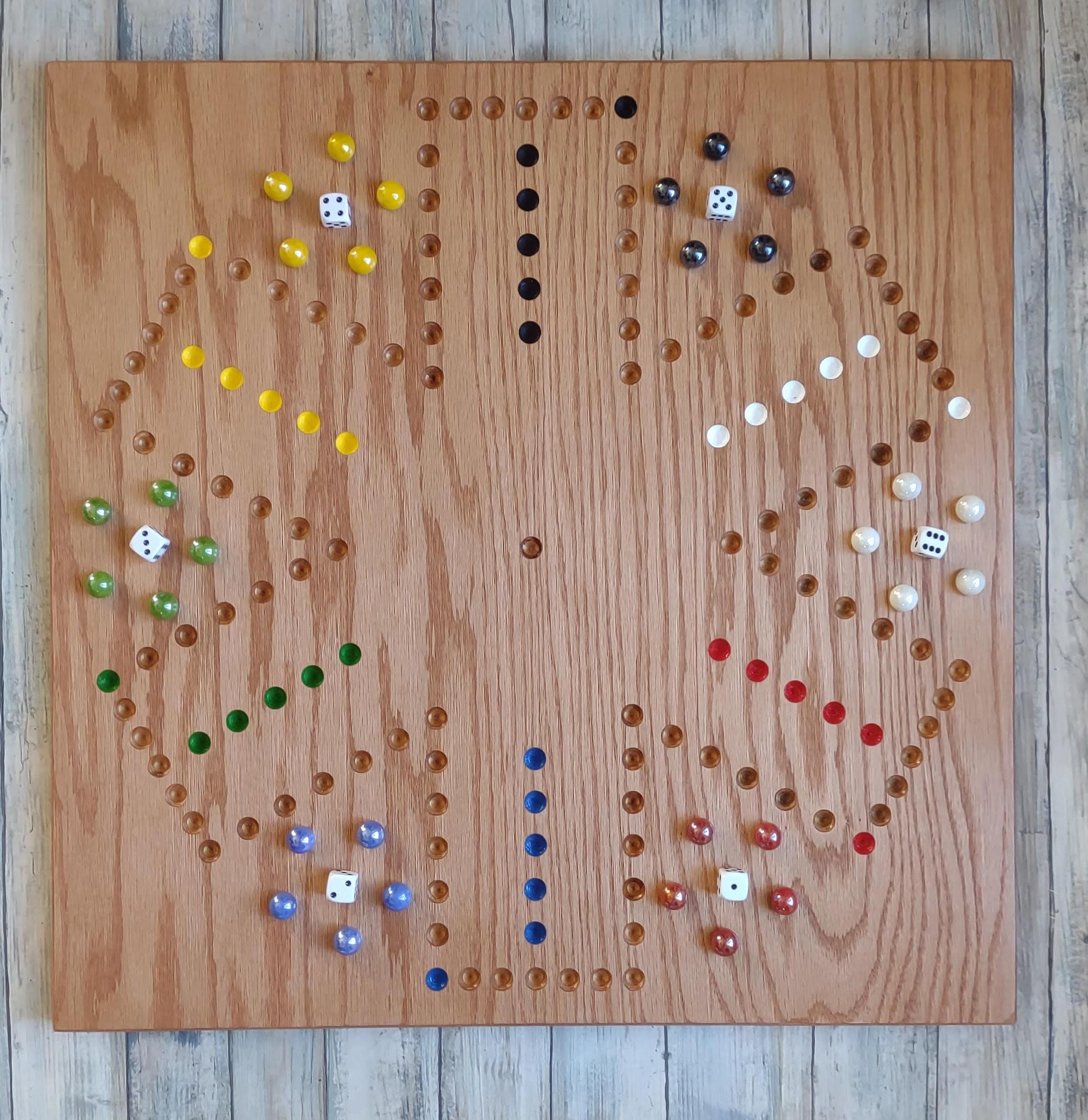5 billes, très grand plateau de jeu Wahoo pour 4 ou 6