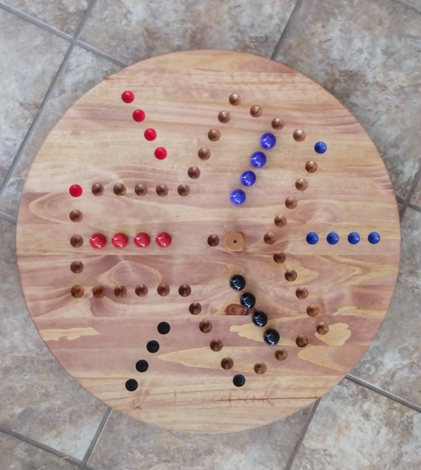 Extra Large 3 6 Player Wahoo Game Extra Large3 6 Double side Aggravation Game 24 wahoo Game For 
