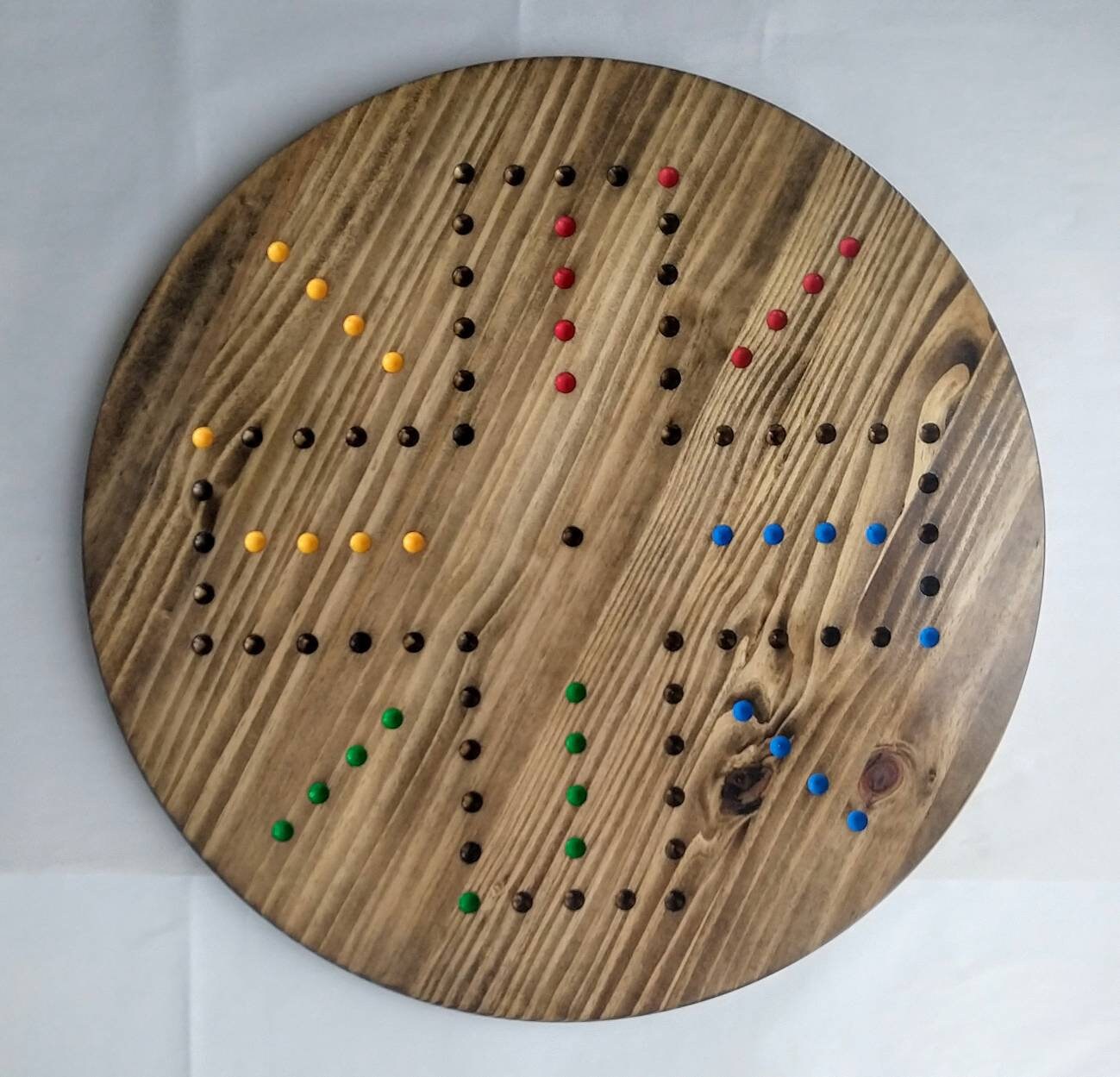 Extra Large 4 Player Wahoo Game Board Regular Marble 24 Extra Large