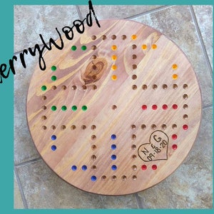 4 Player Wahoo Game Board Custom Wedding/anniversary Theme Wahoo Game