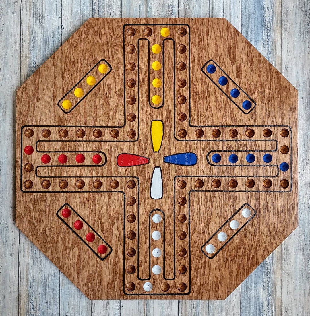 Pegs and Jokers Marble Game With Extra Large Marble, Cards and Marbles