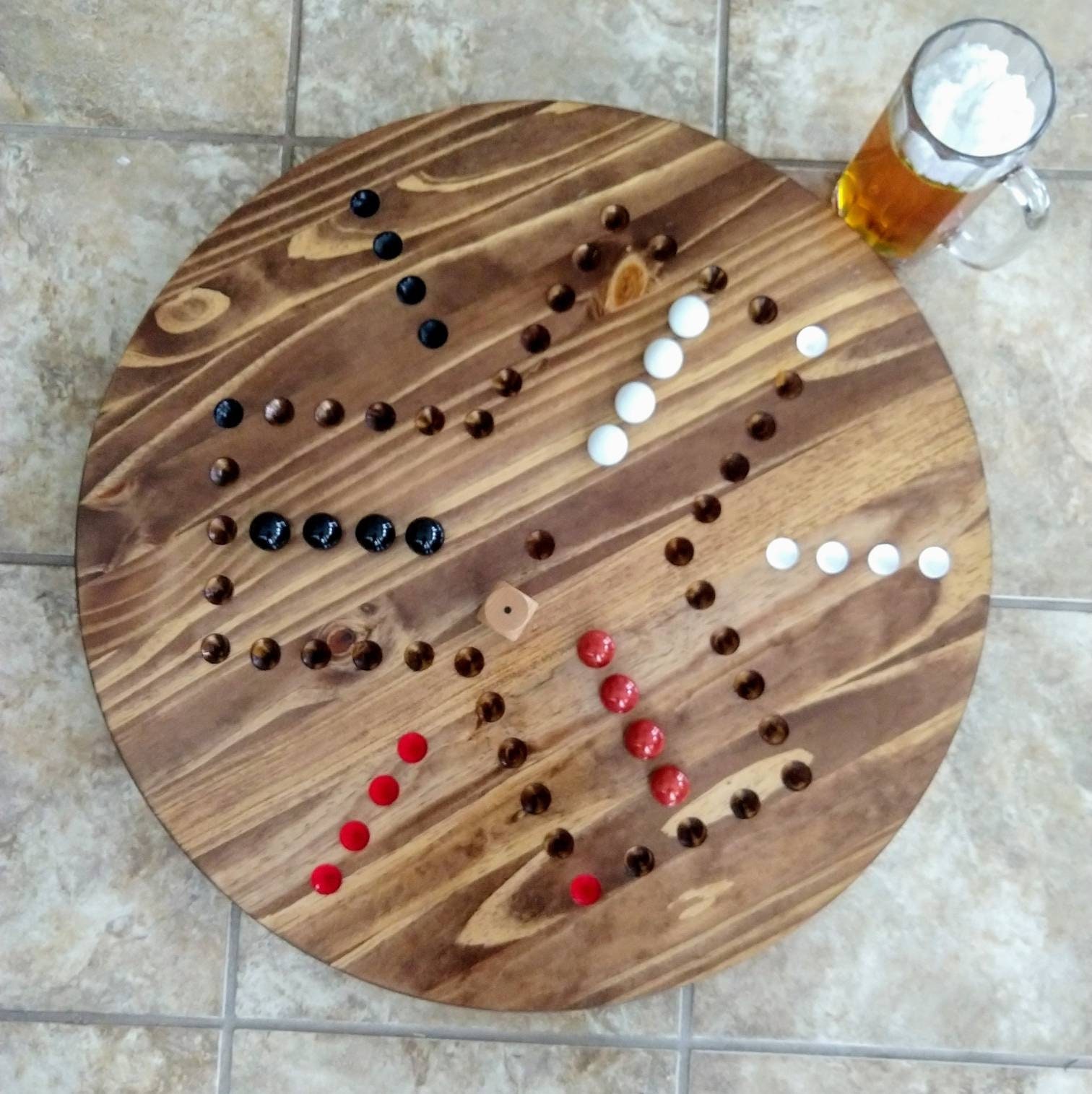 Extra Large 3 6 Player Wahoo Game Extra Large3 6 Double side Aggravation Game 24 wahoo Game For 