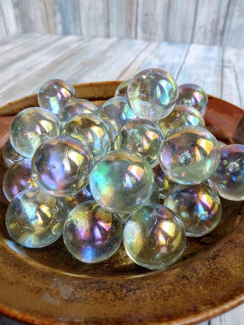 Soap Bubble Marbles 35mm Extra Large Glass Marbles. Clear Etsy Hong Kong