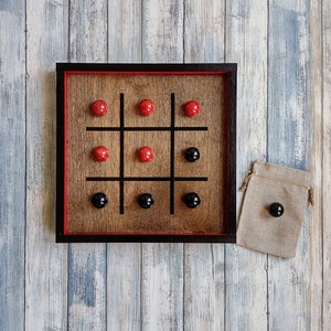 Marble Tic Tac Toe - Decorative Coffee Table Games - Dear Keaton