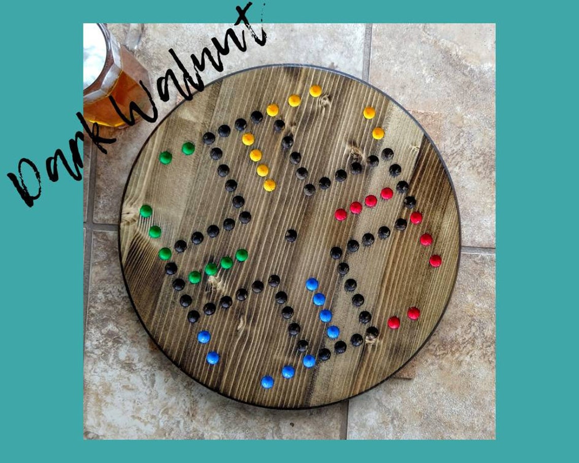 Wahoo Board Small Round Board 4 Player Wahoo Original Wahoo Etsy