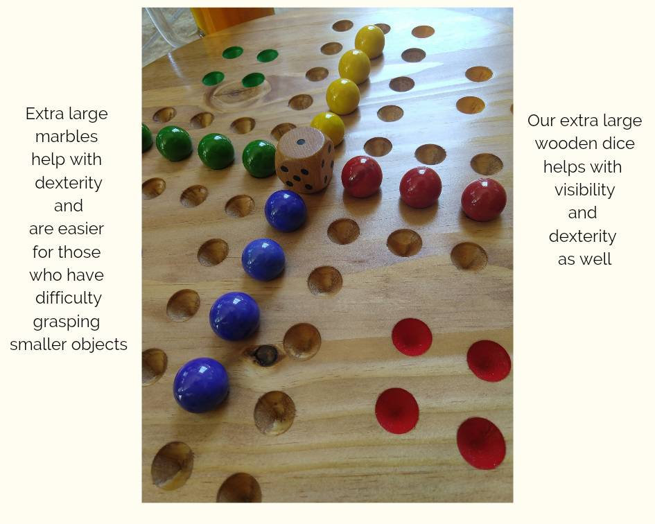 extra large marble Wahoo game board, large round wahoo, four player wahoo, 4 player aggravation