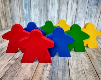 Wood Meeples (Standard) - Print & Play