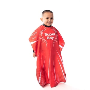 Toddler Waterproof Haircutting &quot;Dress Up&quot; Capes - Super Boy