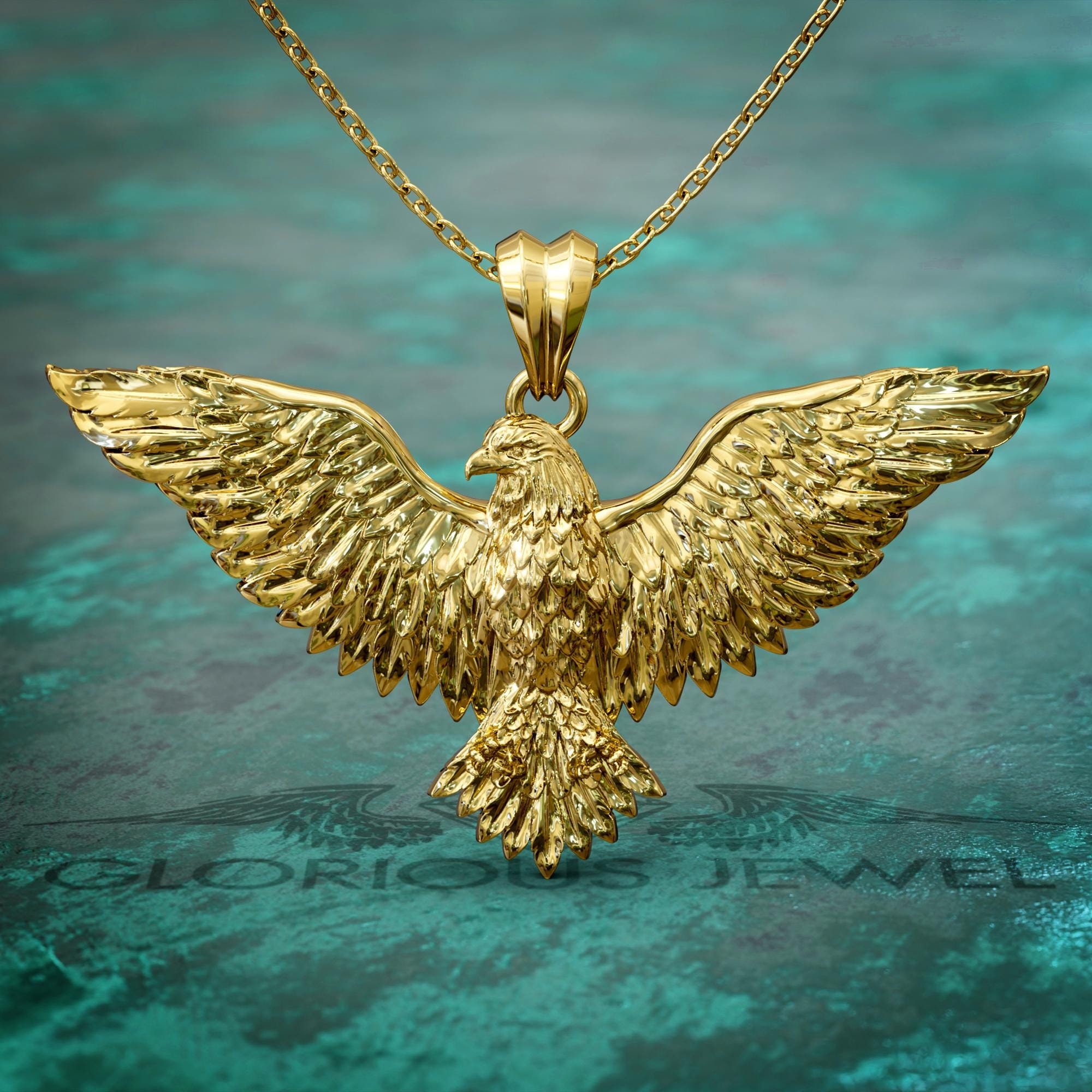 Gold Eagle Necklace Singapore