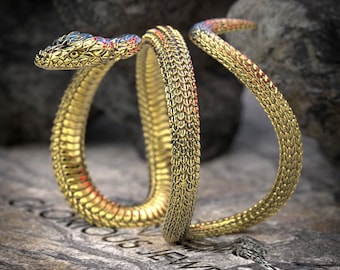 Pierścień z wężem Ouroboros: biżuteria ze srebra próby 925 lub złota