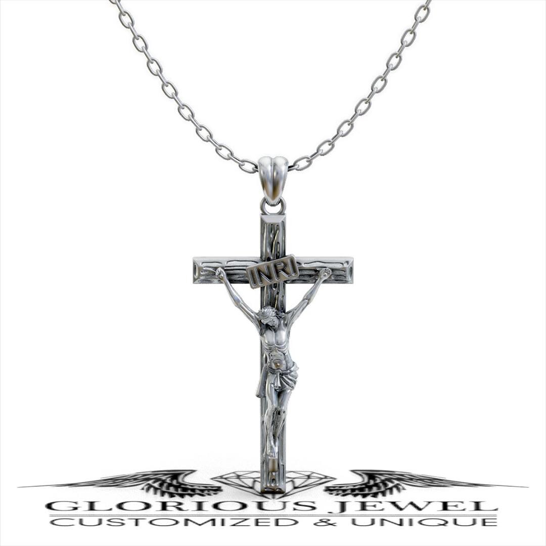 Elli Kette Mit Anhänger Mit Anhänger Kreuz Jesus  Produktbild-Vorschau 10