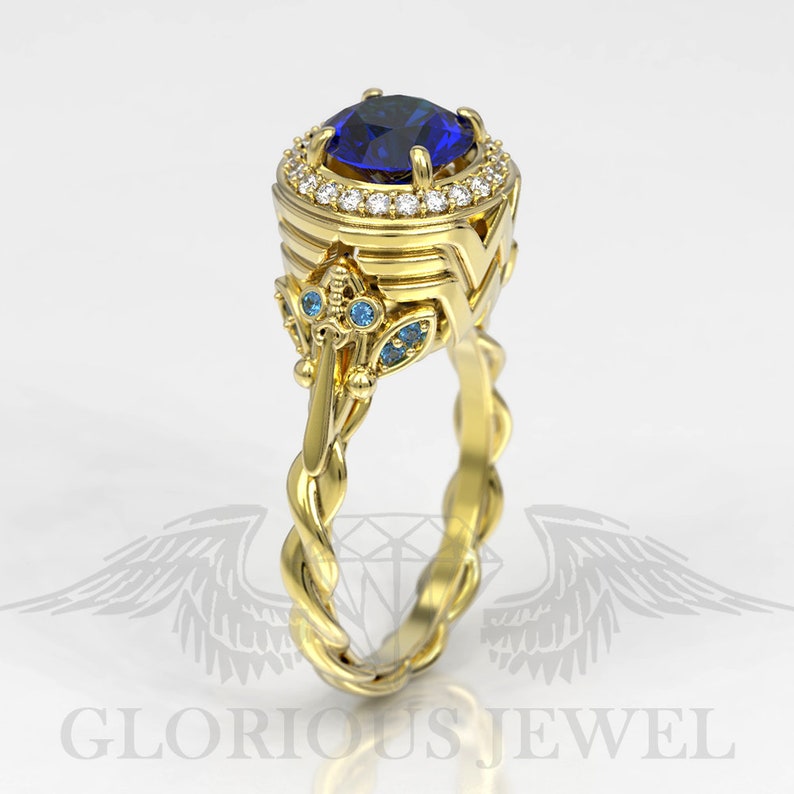 Wonder woman inspired ring Marriage ring Bridal Marvel ring Super hero ring Gift for her Custom made jewelry