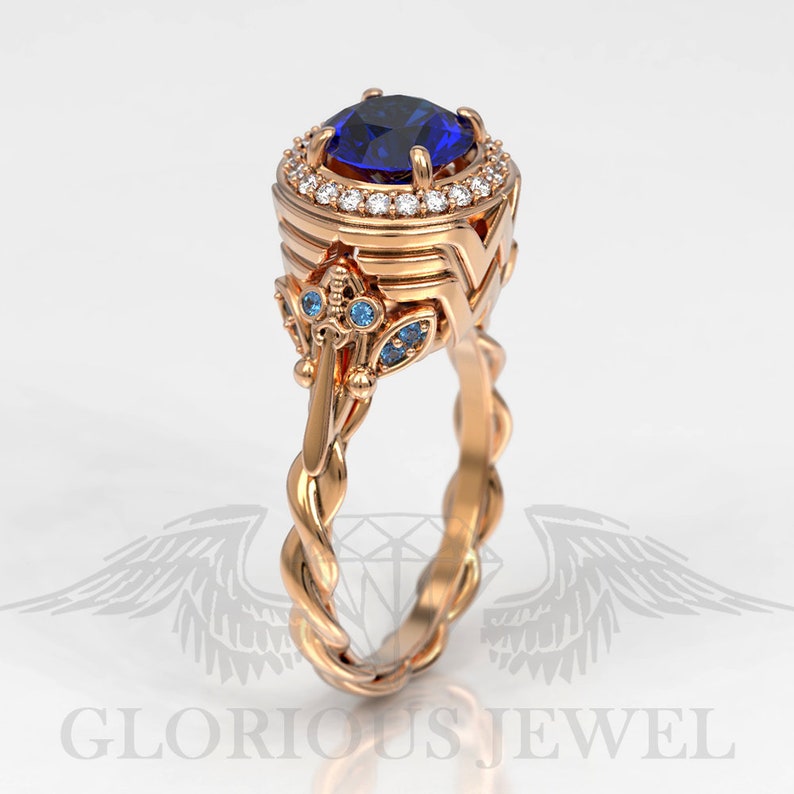 Wonder woman inspired ring Marriage ring Bridal Marvel ring Super hero ring Gift for her Custom made jewelry