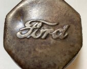 Antique Ford Oil Cap Paper Weight