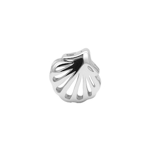 Charm Camino de Santiago in Silber 925, Anpassungsfähig zu Pandora Armband, Handmade. Muschel Anhänger auf dem Camino Amulett für Pilger.